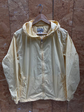 Vintage 90s pastel yellow waterproof rain jacket size medium by LL Bean